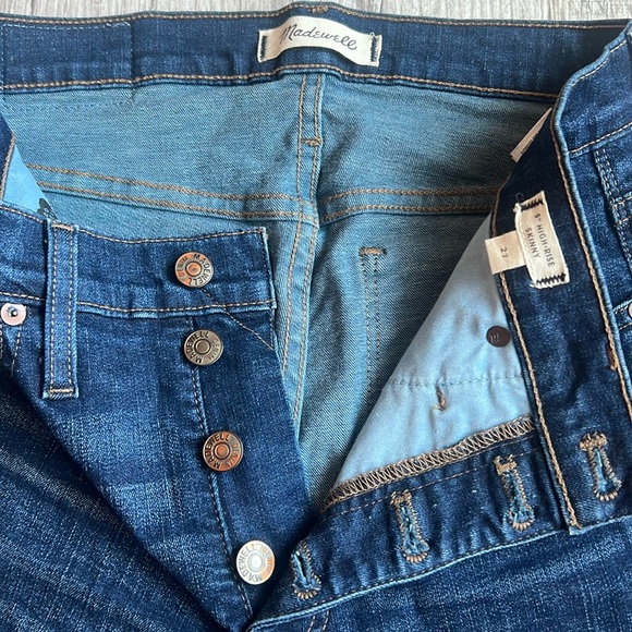 Madewell Denim - Madewell 9” High-Rise Skinny Jean Women’s Size 27 Button Fly